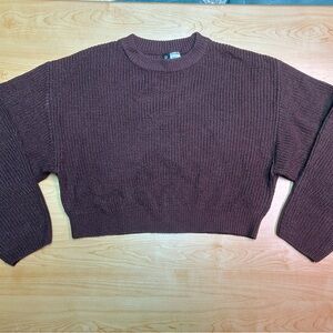 H&M Divided Brown Knit Sweater